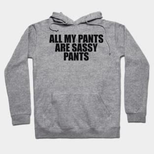 All my pants are sassy pants Hoodie